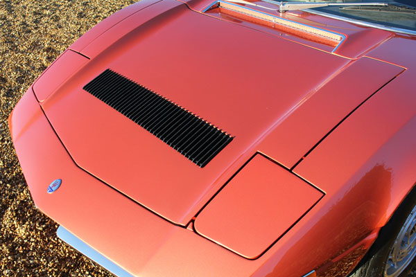 Classic Maserati bonnet