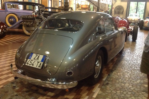 Classic car being restored